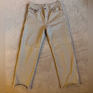 Levi’s Striped Straight Leg Pants 30x30